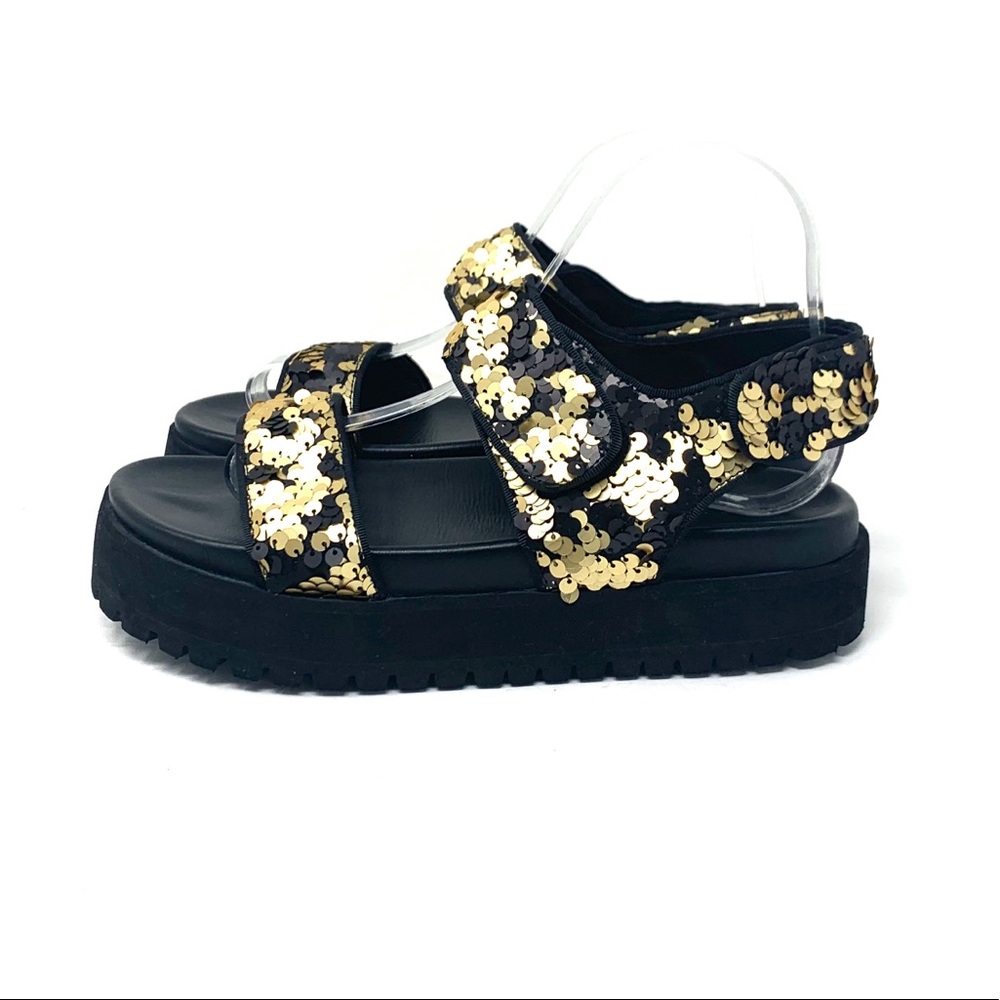 Ioannis Sequin Sandals